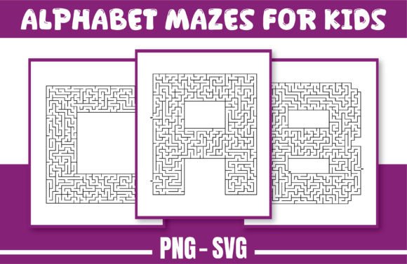 Alphabet Mazes for Kids