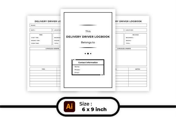 Delivery Driver Logbook KDP Interior Graphics