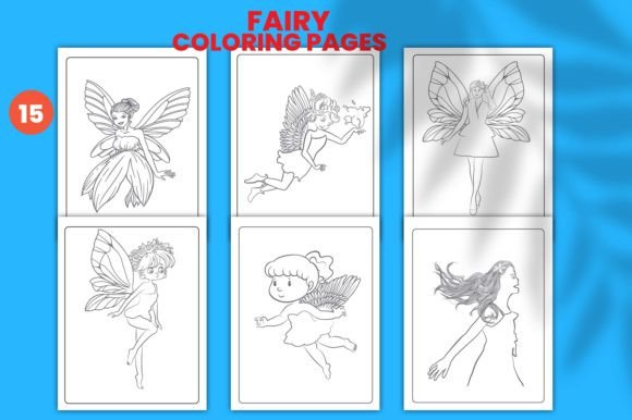 Fairy Coloring Book for Kids: Graphics & Teaching Materials