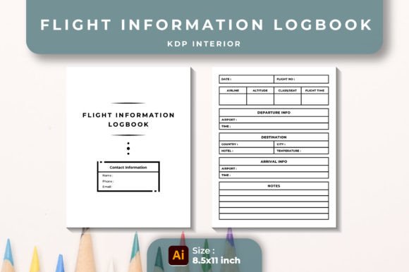 Flight Information Logbook KDP Interior Graphics