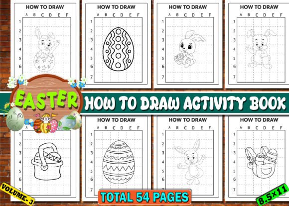 How to Draw Easter for Kids Vol-3: Graphics Freebies for Local Branding