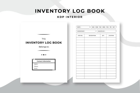 Inventory Log Book KDP Interior