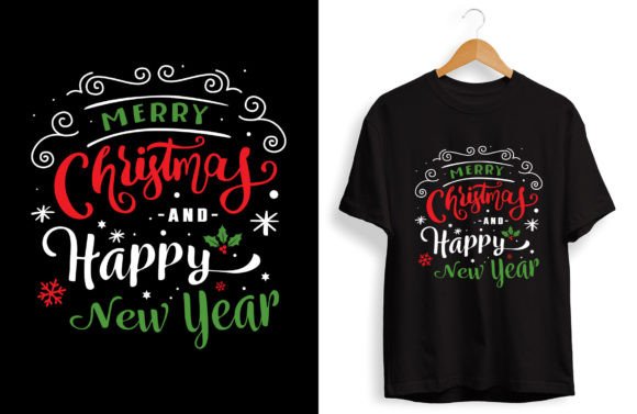 Merry Christmas & Happy New Year Shirt Graphics