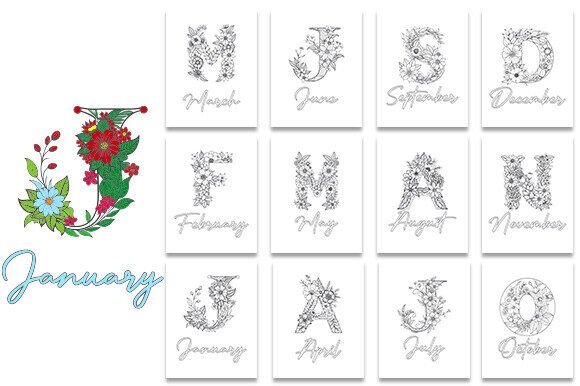 Monthly Cover Pages: Graphics for KDP Interiors Publishing