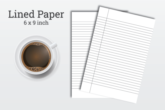 Printable Lined Paper, Notebook Journal