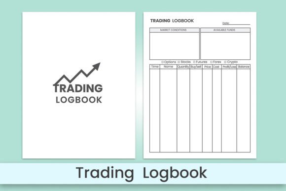 Trading Logbook Graphics for KDP Interiors